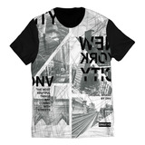 Camiseta New York City Branca E