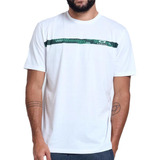Camiseta Oakley O classics Stripe Wt23 Masculina Branco