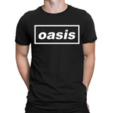 Camiseta Oasis Banda Rock Grunge Moda