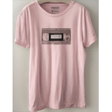 Camiseta Osklen Stone Vhs Masculina Rosa Claro