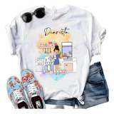 Camiseta Ou Baby Look Profissões Diarista R3237