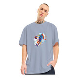 Camiseta Oversized Basquete Estilo Streetwear