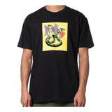 Camiseta Oversized Larga Street T-shirt Black Snake