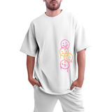 Camiseta Oversized Larga Street T shirt Masculino Feminino