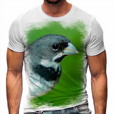 Camiseta Pássaro Ave Colerinho Canto 10 A