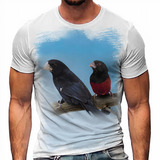 Camiseta Pássaro Curió Bird Casal A