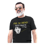 Camiseta Paul Mccartney Show 2023 Got Back Paul Plus Size