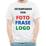 Camiseta Personalizada Estampada Com Foto Frase