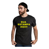 Camiseta Personalizada Foto Estampa Camisa Uniforme Empresa