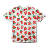 Camiseta Personalizada Infantil Morango