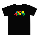Camiseta Personalizada Super Mario Bros Camisa Lançamento