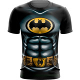 Camiseta Personalizada Traje Peito Batman Heroi