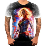 Camiseta Personalizada Vingadores 4 Captain Capitã Marvel 02
