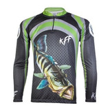 Camiseta Pesca Sublimada Proteção Solar King Kff10 Tucunaré