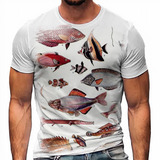 Camiseta Pescaria Peixe Anzol Mar Rio