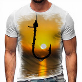Camiseta Pescaria Peixe Anzol Mar Rio 4 A