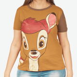 Camiseta Piticas Babylook Bambi