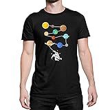 Camiseta Planeta Planets Mundo Astronauta Algodão