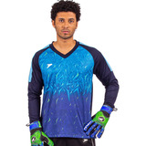 Camiseta Poker Goleiro Manga Longa Sublimada Celeno Ii