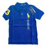 Camiseta Polo Ralph Lauren Bebê Algodão Piquet Manga Curta
