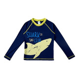 Camiseta Praia Infantil Tubarão Tip Top Fps50 