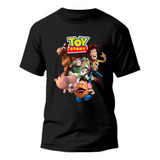 Camiseta Preta Estampada Toy Story Roupa