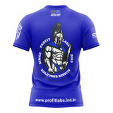 Camiseta Profit Dry Fit Espartanos Preta Ou Azul Ou Branca F