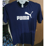  Camiseta Puma Essential Tee Cor : Marinho