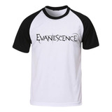Camiseta Raglan Adulto E Infantil Evanescence Banda Rock