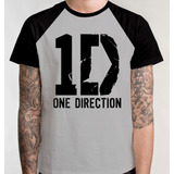 Camiseta Raglan Camisa Blusa One Direction