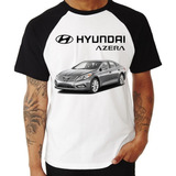 Camiseta Raglan Carro Hyundai Azera Prata