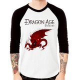 Camiseta Raglan Dragon Age Origins 3/4