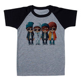 Camiseta Raglan Infantil Cza The Beatles