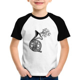 Camiseta Raglan Infantil Trompa