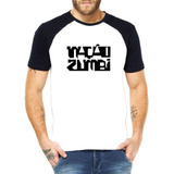 Camiseta Raglan Nação Zumbi 100 Poliéster