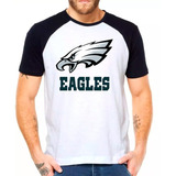 Camiseta Raglan Nlf Eagles Blusa Camisa