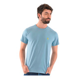 Camiseta Ralph Lauren Custom Fit Azul Claro
