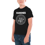 Camiseta Ramones Infantil Camisa Banda Rock