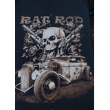 Camiseta Rat Rod Carro Antigo Cruz Malta Vintage Hcd587