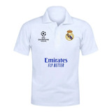 Camiseta Real Madri Gola Polo Camisa