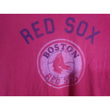Camiseta Red Sox Beisebol Baseball Mlb Tamanho Xg 70 X 58cm
