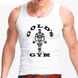Camiseta Regata Academia Golds Gym Treino