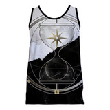 Camiseta Regata Ampulheta Tempo Relógio De Areia Vida Hd 3