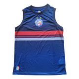 Camiseta Regata Bahia Azul Royal Esquadrão Oficial