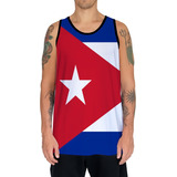 Camiseta Regata Bandeira De Países Cuba Comunismo Regime 1