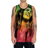 Camiseta Regata Bob Marley Rei Do Reggae Som Novidade Hd 4
