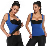 Camiseta Regata Cinta Modeladora Queima Gordura Feminina Top