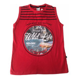 Camiseta Regata Infantil Masculino Tam 8