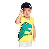 Camiseta Regata Infantil Menino Menina Dinossauro Tam Rn A 3
