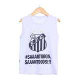 Camiseta Regata Infantil Santos Oficial